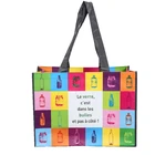 New design RPET fabric reusable laminated pp non woven carry wine bag