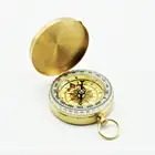 Distribution pocket watch retro flip luminous compass, outdoor camping helper