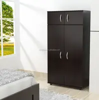 Hot Selling Four Doors Wardrobe/ Hotel Bedroom Armoire with Four Doors