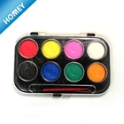 8 Watercolor Paint Set Portable Travel Water Color Paint Set With Water Brushes