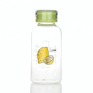 smart borosilicate clear glass milk tea water bottle gifts