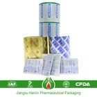 pharmaceutical packaging printed PTP aluminium foil lid in roll
