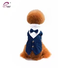 Fashionable cute pet wedding or evening dress formal dog clothes