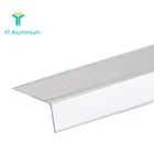 Anodised Aluminium Stair Caps Anti Non Slip Stair Nosing Stair Tread Extruded 41x 26.6mm