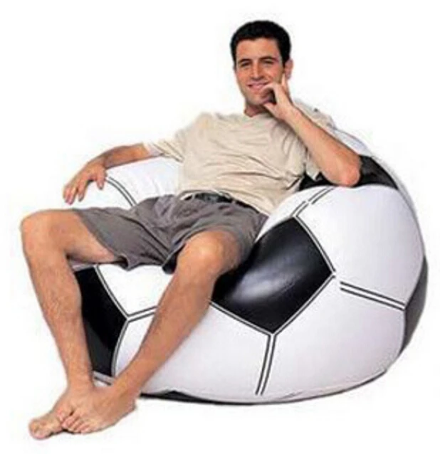 Free DHL Shipping 6pcs/lot Brand New Household Items Inflatable Coussin Inflatable Football Sofa Seat Cushion Top quality