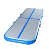 China Inflatables Factory Free Custom Inflat Gymnastics Tumbling Airtrack Matte Blue Inflatable Tumble Mat