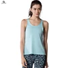 New Style Female Workout T Shirt Dry Fit Two Pieces Yoga T Shirt With Bra
