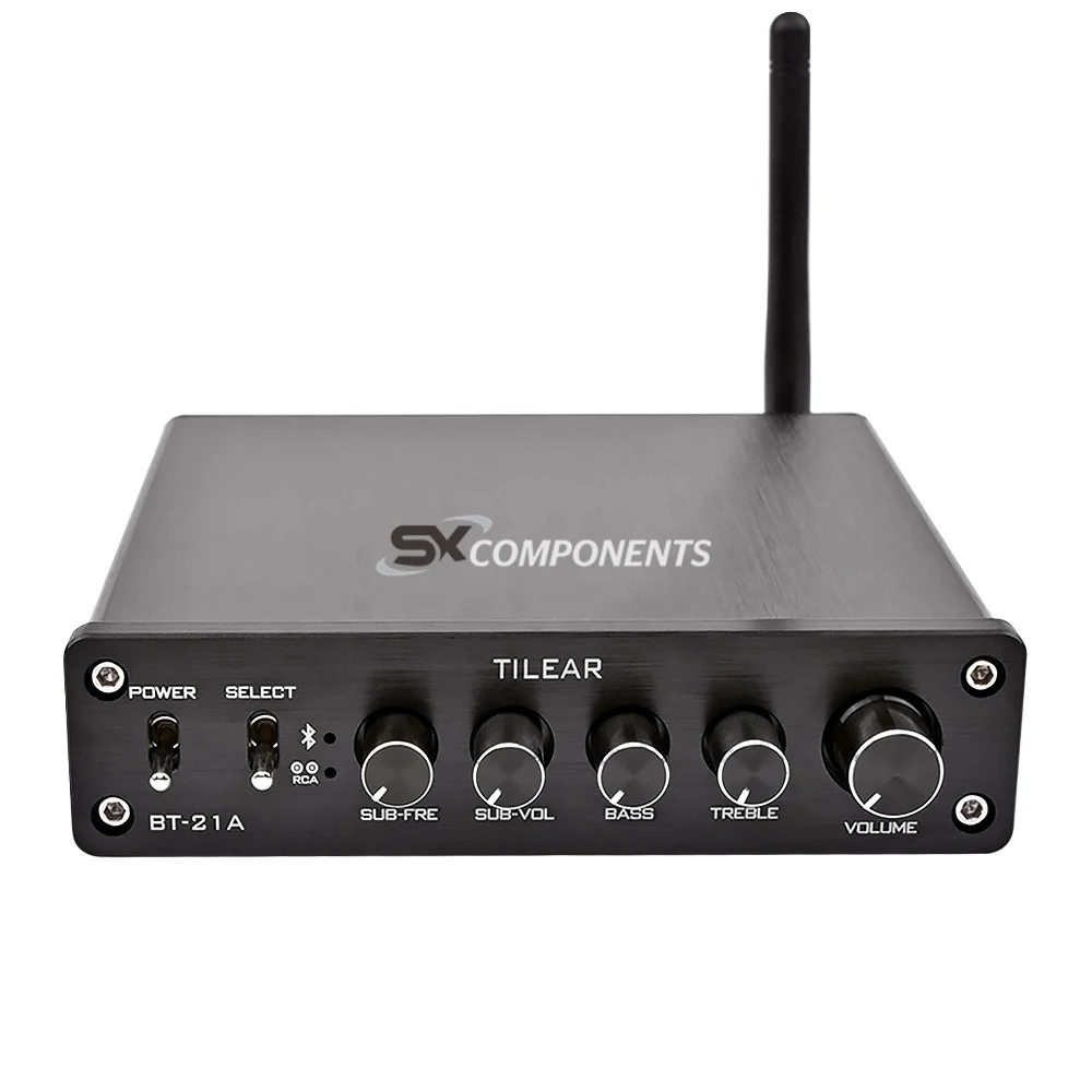TPA3116 сабвуфер Bluetooth усилитель HiFi TPA3116D2 цифровой аудио усилители 50 Вт * 2 + 100 Вт DC12-24V 2,1 канал усилитель