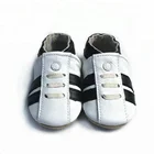 New design soft sole leather baby shoes for boys