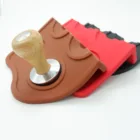 Silicone espresso tampering coffee tamper mat for baristas silicone coffee tamper mat