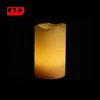 Home sense paraffin wax flameless multi-colored electronic orange candle flicker smoothly like the real candle