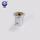Glass Door Tube Brass Shower Room Tube End Holder Glass Door Tube Fixing Glass Door Tube Hardware