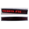 Vehicle parking lots management system P7.62-16*160 Red color LED scrolling message Display