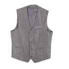 Men's business fashion slim fit summer vest,hotel Reception uniform