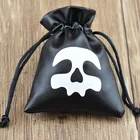 Chinese New Products Cheap Custom Practical Black Leather Jewelry Pouch