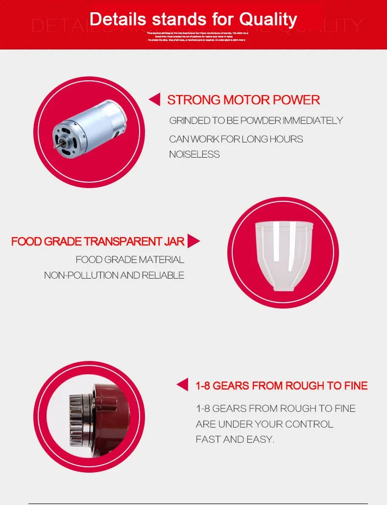 Practical coffee grinder for daily used portable coffee grinder machine