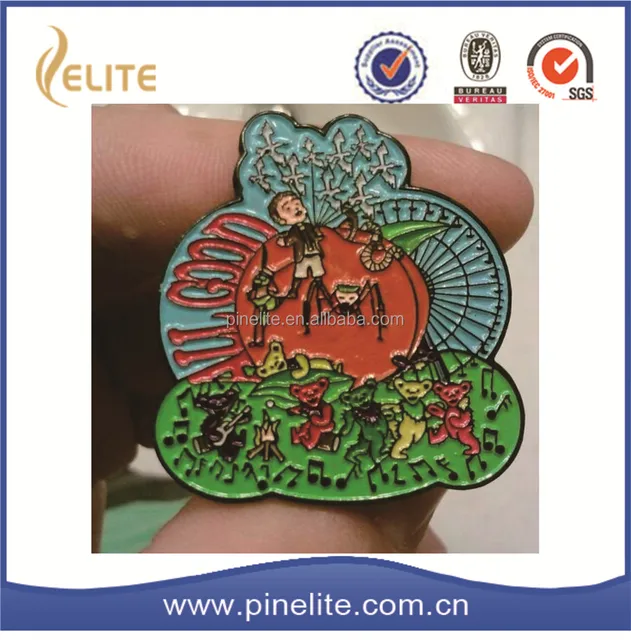 good quality promotional gifts art festival lapel pin,custom