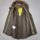 Trench Coat Women Long Model Wool Parkas Warm Trench Fur Coat For Winter