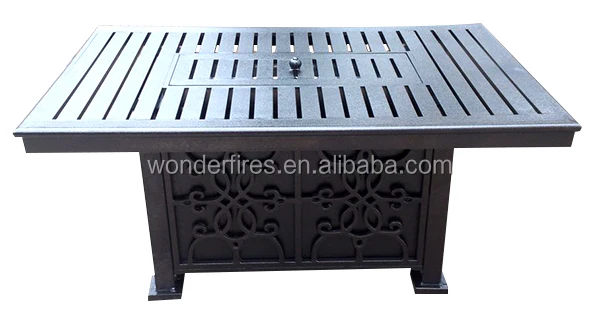 Garten Natürliche Outdoor Heizung Glas Propan Gas Feuerstelle Mit