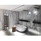 Natural New Snowy River White Grey Marble 18MM Stone Slabs Import From Turkey