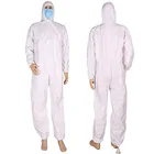 Polypropylene protective microporous disposable nonwoven coverall