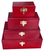 High Quality Cherry wooden latched pet casket