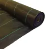 Agricultural black plastic ground cover pp woven fabric roll