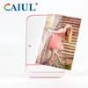 Magnetic picture frame block solid 4x6 Clear acrylic Standing Photo Frame