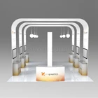 Event Exhibition Display Booth Design 6m Trade Fair Stand