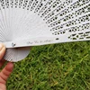 2019 New Folding Hand Held Fan Chinese classic Bamboo Fan Folding Wooden Carved Hand Fans for Outdoor Wedding Party Favor