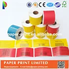 adhesive thermal paper dymo label 99014 yellow