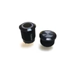 12mm black color mental momentary push button switch