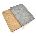 Custom printed school pu leather a6 a5 a4 note book for student
