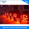 6 digit 7 segment digital led clock display ecg temperature spo2 and bp patient monitor