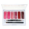 hot Pink Wholesale Cheap Makeup Kit Cosmetics 6 Color Eyeshadow Palette Eyeshadow With Brush