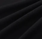 60% Modacrylic/40% Cotton Fire Resistant interlock fabric in black colour
