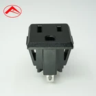 Standard Electrical Plug And Socket Panel Mount AC Wall Power Socket