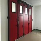 Accordion Industrial AL-Zn alloy steel sheet exterior folding door