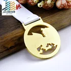 Sports Gold Plated Iron Enamel Metal Taekwondo Dragon Medals And Medallion