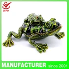 qifu metal craft frog trinket box for wedding favors