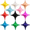 24inch star shaped gold foil balloon plain colors balloons globos birthday wedding bride shower party decoration supplies