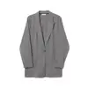 New Fashion Suit Jacket Simple Temperament Retro Plaid Large Size Slim Lapels One Button Blazer