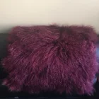 Long Curly Mongolian lamb fur skin pelt for sale