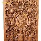 antique style solid wood hand carved woodcarving ornaments for furnitures and interiors