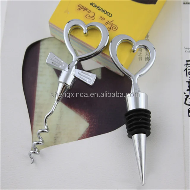 wedding gift wine bottle opener set