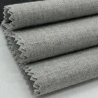100% COTTON GREY MELANGE FLANNEL SHIRT FABRIC