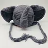 Wholesale Handmade Toddler Winter Hat Crochet Elephant Shape Beanie