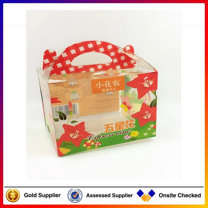 plastic clear custom gift boxes wholesale/gift packaging/square