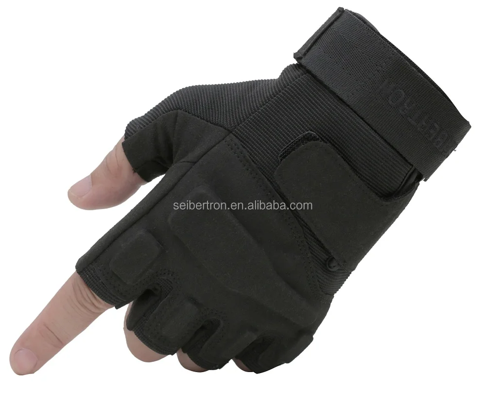 blackhawk half finger gloves
