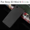 6 colors ultra thin 0.3mm Perfect Design Case Cover For Sony Xperia Z3 Compact Z3 Mini Slim Mette Back Cover Skin Shell